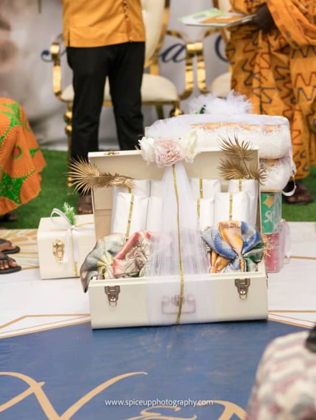 Presenting each item to the family